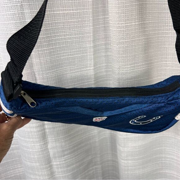 Indianapolis Colts Jersey Style Purse Blue White Adjustable Strap NFL Football - Picture 7 of 14